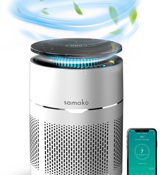 Samako - Airflow Pro - Luftreiniger - Hepa 13 pro Filter - Heuschnupfen