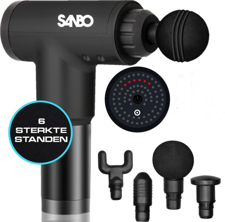 Sanbo HK-474 - Massagepistole - Sport und Relax Massage - Schwarz Vertaald