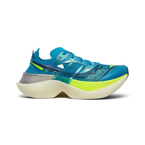 Saucony Endorphin Elite Blau Grün Damen