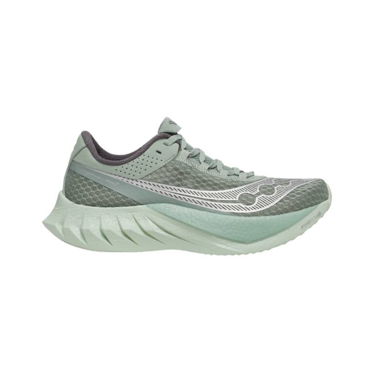 Saucony Endorphin Pro 4 Schuhe Grün Grau AW25