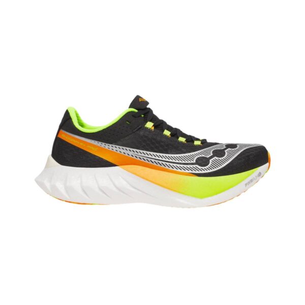 Saucony Endorphin Pro 4 Schuhe Schwarz Gelb AW25