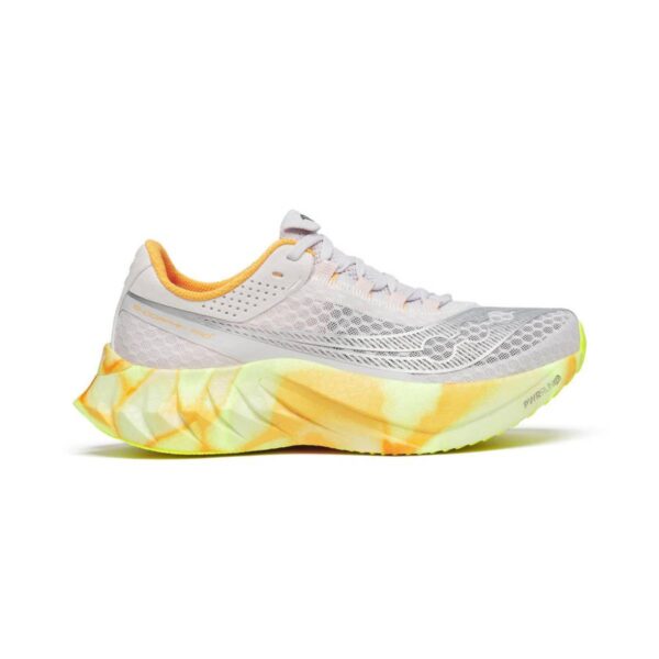Saucony Endorphin Pro 4 Schuhe Weiß Gelb SS25 Damen