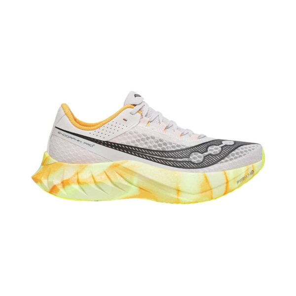 Saucony Endorphin Pro 4 Schuhe Weiß Gelb SS25