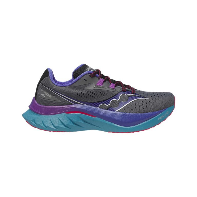Saucony Endorphin Speed 4 Schuhe Schwarz Lila SS25 Damen