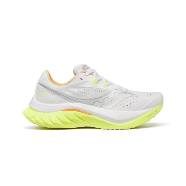 Saucony Endorphin Speed 4 Schuhe Weiß Gelb SS25 Damen