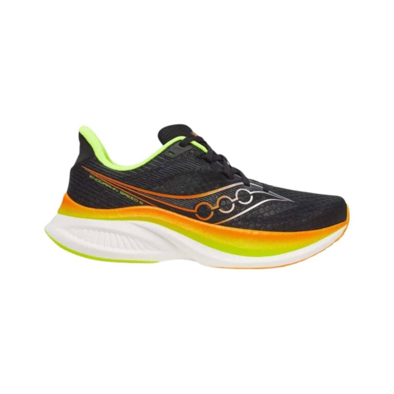 Saucony Endorphin Speed 5 Schuhe Schwarz Orange AW25