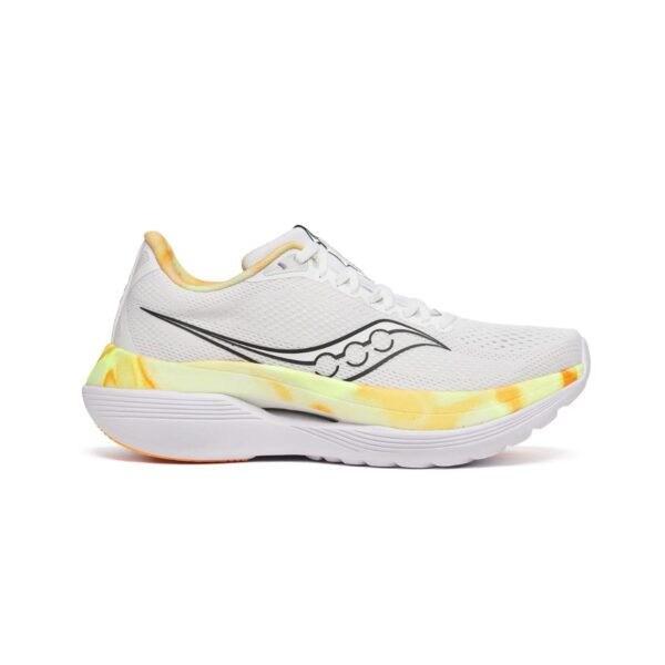 Saucony Endorphin Trainer Schuhe Weiß Gelb SS25