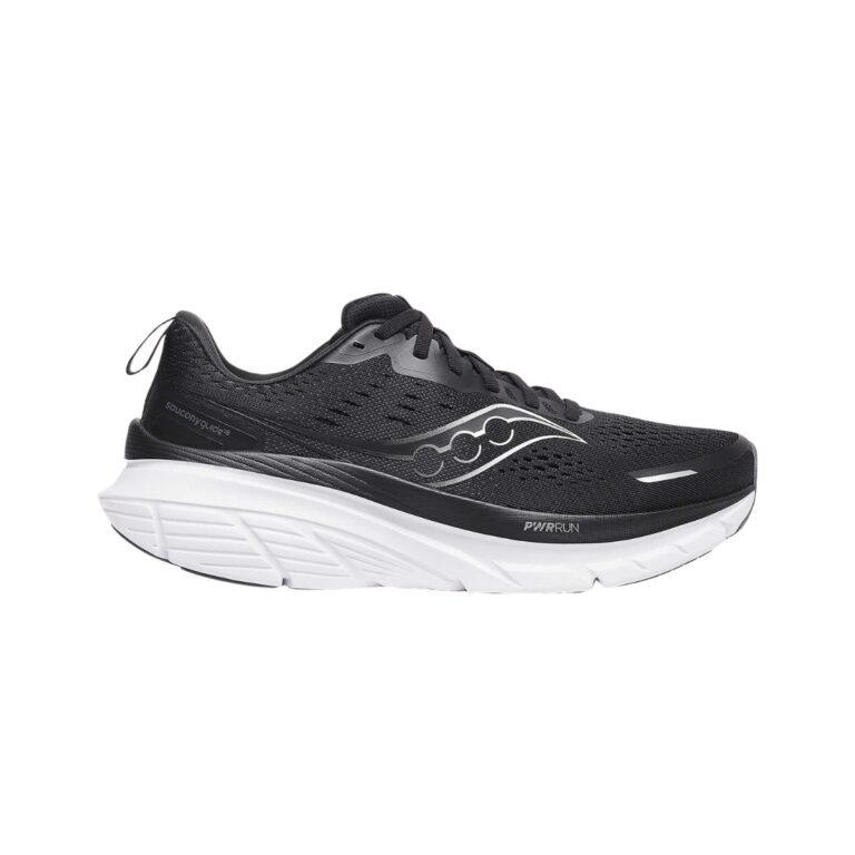 Saucony Guide 18 Wide Schwarz Weiß SS25