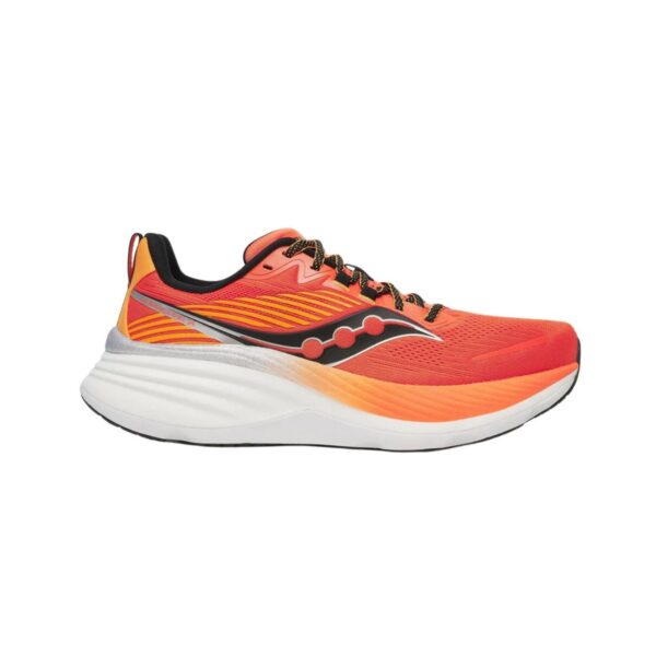 Saucony Hurricane 24 Schuhe Orange Schwarz SS25