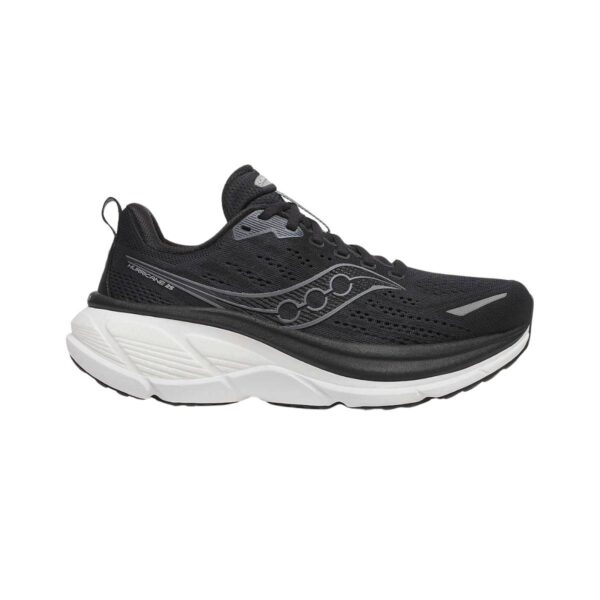Saucony Hurricane 25 Wide Schwarz Weiß AW25 Damen