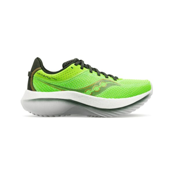 Saucony Kinvara Pro Leuchtend Grüne Laufschuhe AW23
