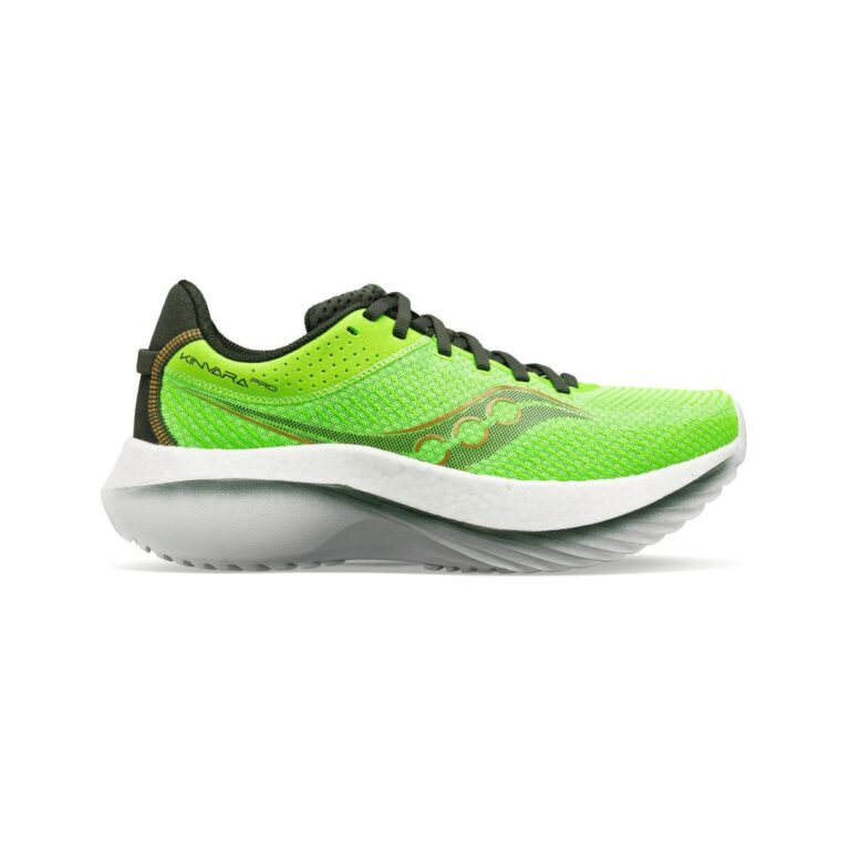 Saucony Kinvara Pro Leuchtend Grüne Laufschuhe AW23