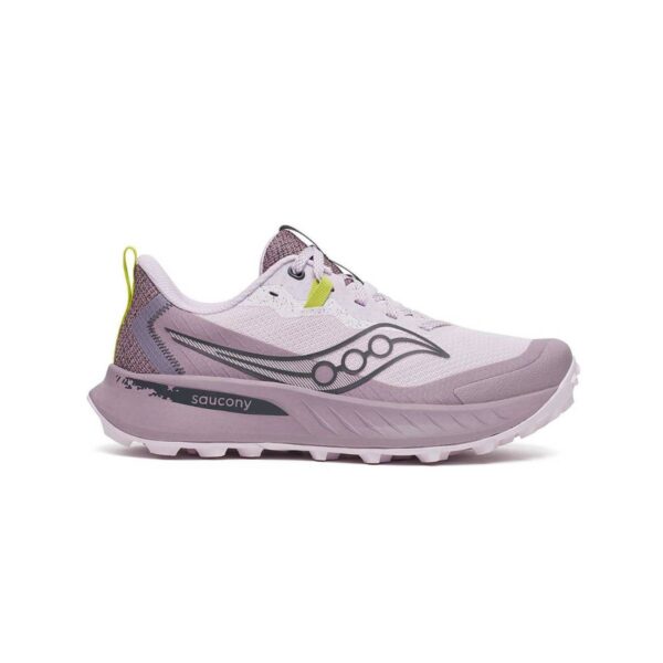 Saucony Peregrine 15 Lila Grün SS25 Damenschuhe