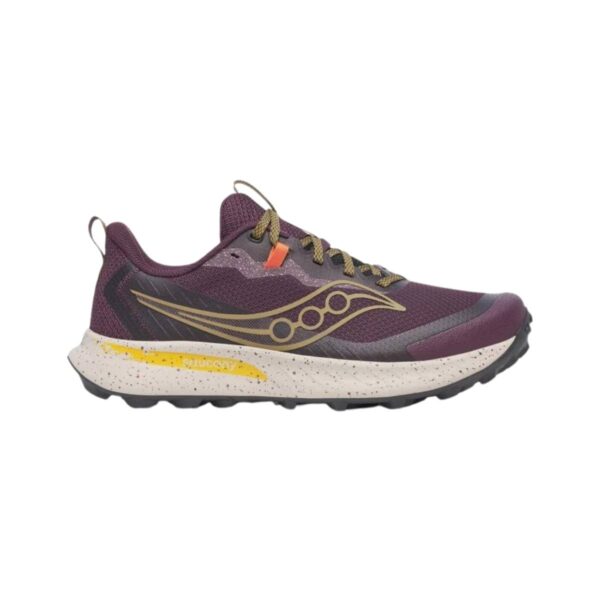 Saucony Peregrine 15 Schuhe Granatrot Braun AW25