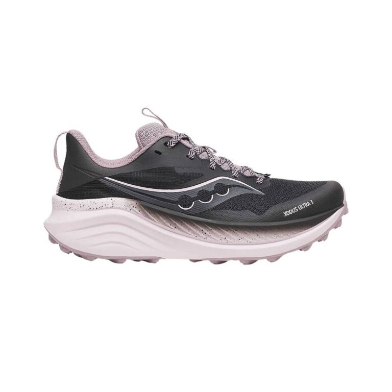 Saucony Xodus Ultra 3 Schuhe Schwarz Lila SS25 Damen