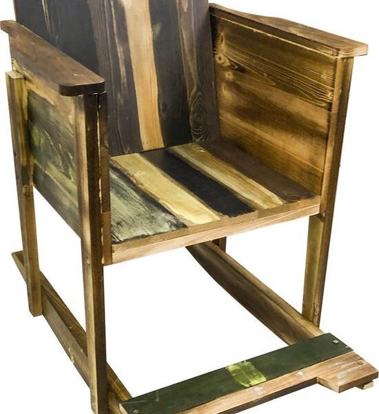 Schaukelstuhl Kinder Scrapie - recyceltes Altholz scrapwood design style Wohnen & Kochen