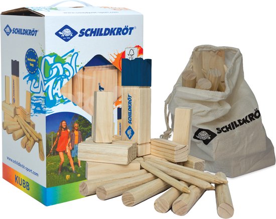 Schildkröt Fun Sports - Kubb-Spiel aus Holz - Sehr beliebt in Skandinavien Hobby & Sport
