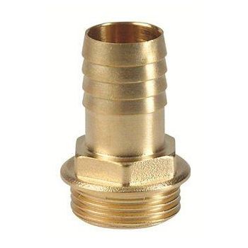 Schlauchtülle Messing 25 mm x 1" Außengewinde - robuste Schlauchkupplung Haus & Garten