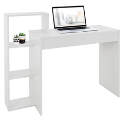 Schreibtisch mit Regal 110x72x40 cm Weiß ML-Design 4191
