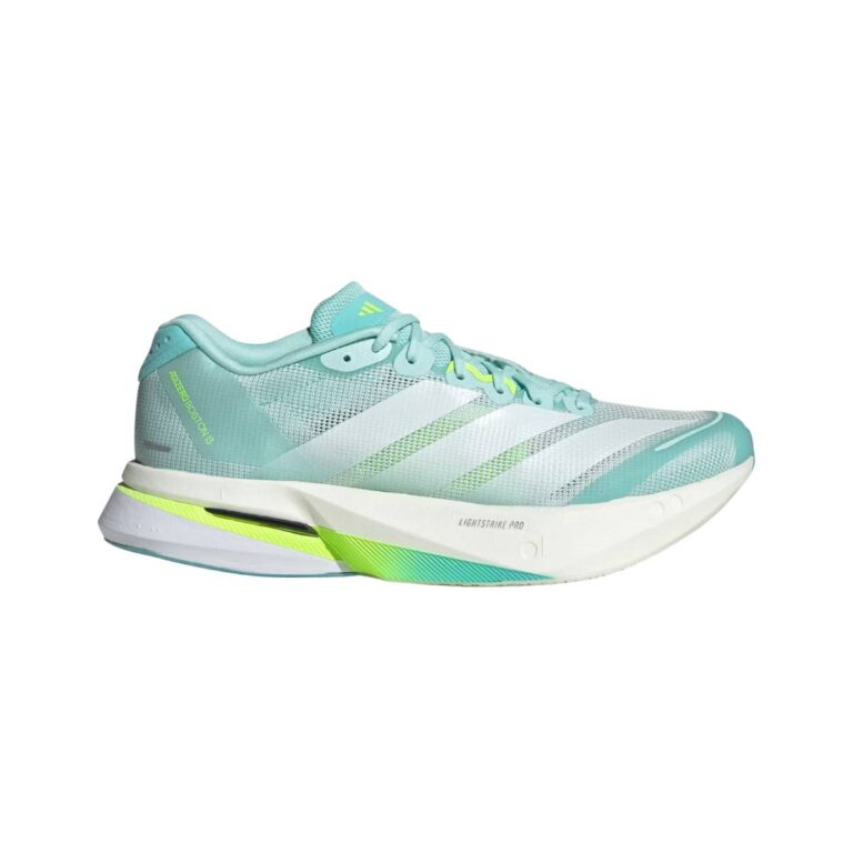 Schuhe Adidas Adizero Boston 13 Blau Weiß Grün AW25 Damen