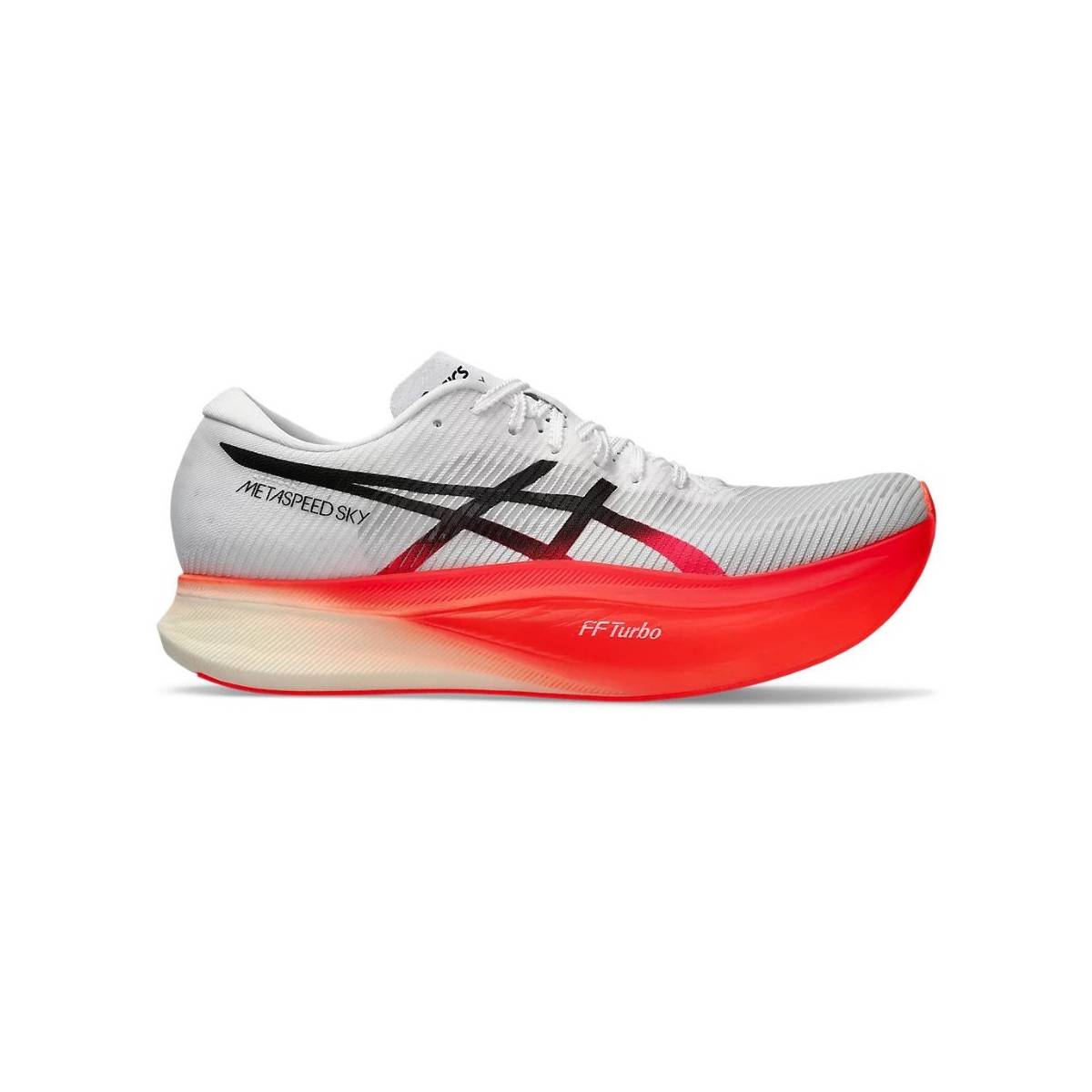 Schuhe Asics Metaspeed Sky+ Weiß Rot Unisex Schuhe Asics Metaspeed Sky+ Weiß Rot Unisex