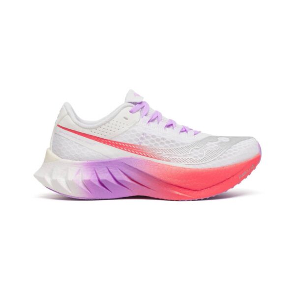 Schuhe Saucony Endorphin Pro 4 Weiß Lila AW25 Damen