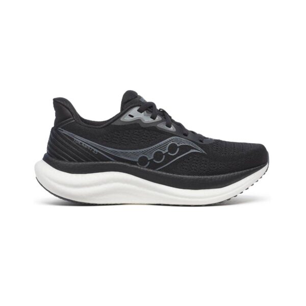 Schuhe Saucony Triumph 23 Wide Schwarz Weiß AW25 Damen