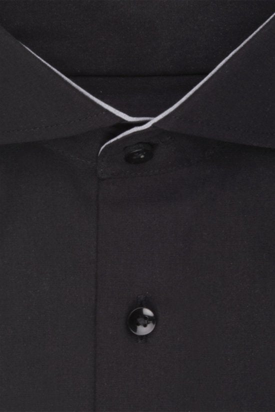 Seidensticker Businesshemd schwarz Kleidung