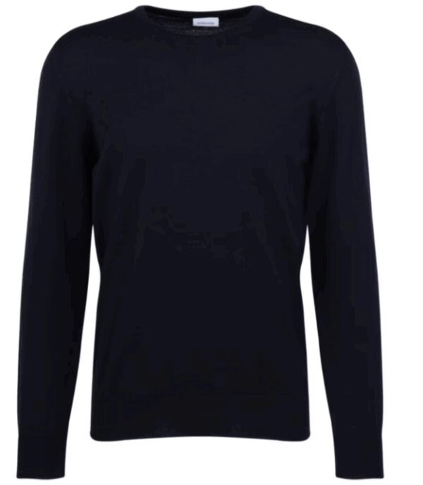 Seidensticker Merinowolle Pullover - Größe L - Marine Kleidung