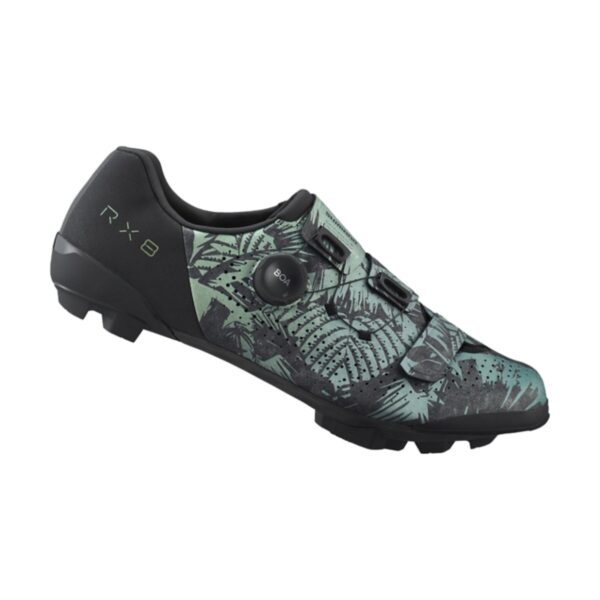 Shimano SH-RX801 Rennradschuhe Grün Schwarz