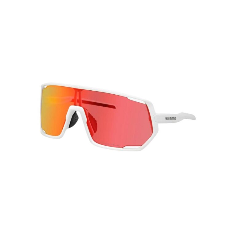 Shimano Technium Brille Weiß Rosa Linse Fahrradbrillen