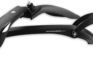 Simpla Schutzblechset Hammer-1 24 - 29 Zoll - Schwarz Auto & Fahrrad