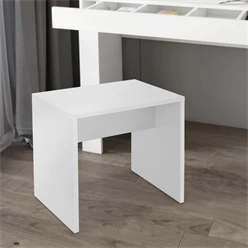 Sitzhocker 40x36x41 cm Weiß ML-Design 4241