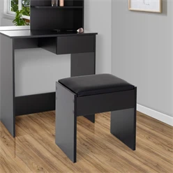 Sitzhocker mit gepolstertem Kissen und Bezug 40x43x29