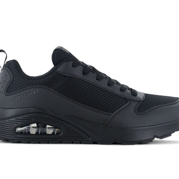 Skechers Uno Fastime - Herren Sneakers Schuhe Schwarz 237016-BBK