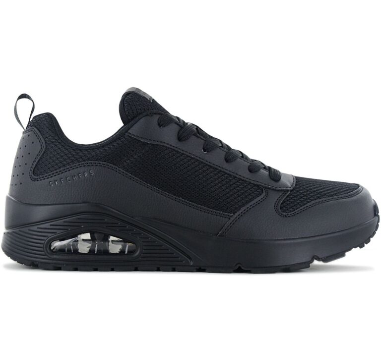 Skechers Uno Fastime - Herren Sneakers Schuhe Schwarz 237016-BBK