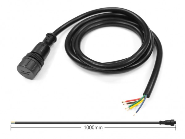 SL4-3W Anschlusskabel 1m schwarz IP65