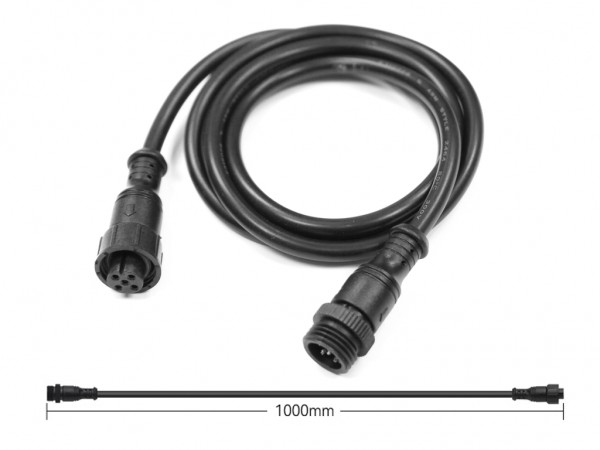 SL4-3W Verbindungskabel 1m schwarz IP65