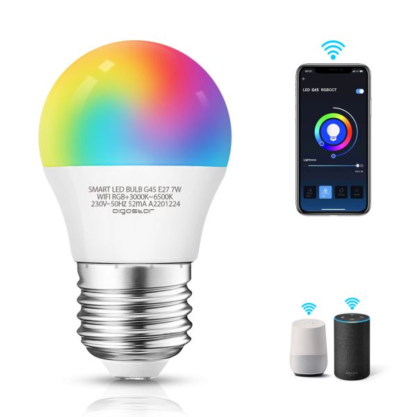 Smart LED Leuchtmittel E27 RGB+CCT 7W 3000K-6500K