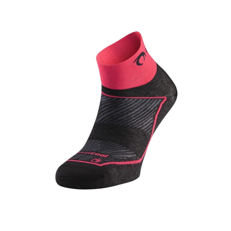 Socken Lurbel Race Three Schwarz Rosa