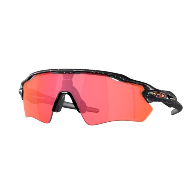 Sonnenbrille Oakley Radar EV Path Ascend Collection Schwarz Rot Fahrradbrillen