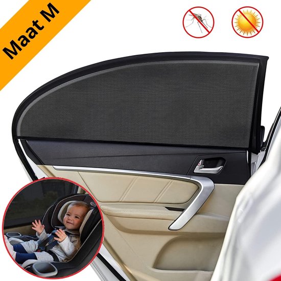 Sonnenschirm Auto Baby - Urban State Sunshade Pro Größe M - Sonnenschirm für Seitenfenster - UV-Schutz Kind Auto & Fahrrad