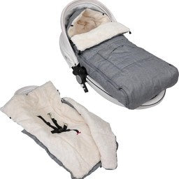 Spielwerk Kinderwagenfußsack Grau | Teddy | Spielwerk Kinderwagenfußsack Grau | Teddy | Maxi-Cosi | mit Aufbewahrungsbeutel Maxi-Cosi | mit Aufbewahrungsbeutel Wohnen & Kochen