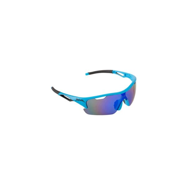 Spiuk Jifter Fahrradbrille Blau / Schwarz Blau Spiegelgläser Fahrradbrillen