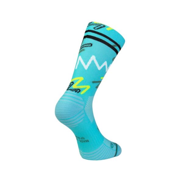 Sporcks BPM Socken Blau Schwarz Gelb