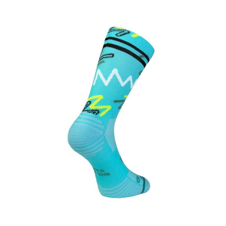 Sporcks BPM Socken Blau Schwarz Gelb