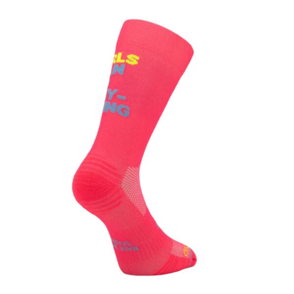 Sporcks Girls Can Do Socken Rosa Blau Gelb