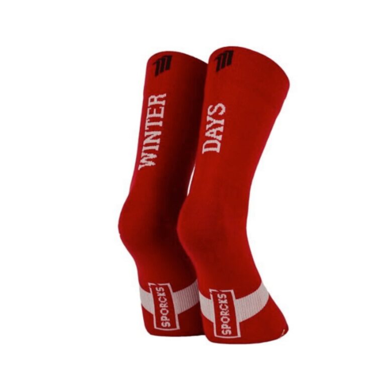 Sporcks Winter Days Socken Rot Weiß