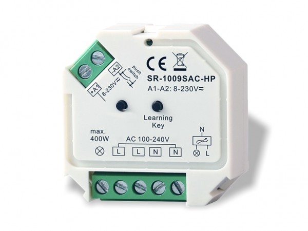 SR-1009SAC-DIM 230V AC Funkdimmer 400W 868MHz