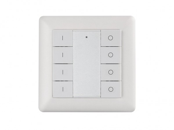 SR-2402-G4 DALI Wandschalter Dimmer 4 Gruppen 55mm Maß